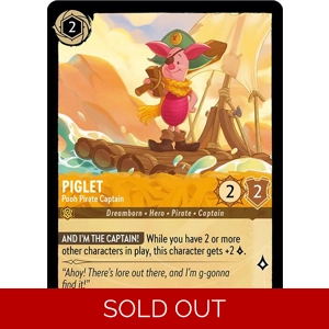 Piglet, Pooh Pirate Captain